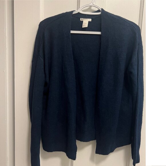 Women's open front cardigan Navy size small - Picture 1 of 4